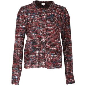 IRO Carene Tweed Jacket In Multicolor Acrylic And Wool